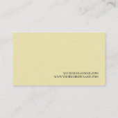 Zuhause-Renovierungskarte Visitenkarte (Rückseite)