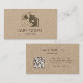 Zuhause Repair Handyman QR-Code Visitenkarte (Vorne/Hinten)
