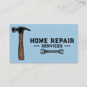 Zuhause Repair Service Blue Visitenkarte (Vorderseite)