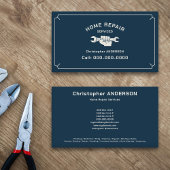 Zuhause Repair Services Blue Visitenkarte