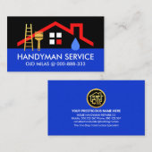 Zuhause-Reparatur am Leck Visitenkarte (Vorne/Hinten)