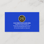 Zuhause-Reparatur am Leck Visitenkarte (Rückseite)