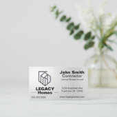 Zuhause-Reparatur des Bauunternehmers Visitenkarte (Stehend Vorderseite)