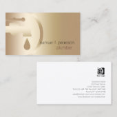 Zuhause-Reparatur des Klempnerklecks Visitenkarte (Vorne/Hinten)