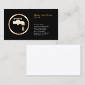 Zuhause-Reparatur des Klempnerklecks Visitenkarte (Vorne/Hinten)