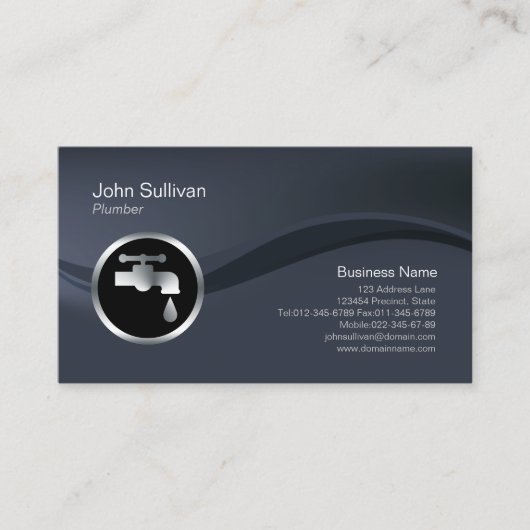 Zuhause-Reparatur des Klempnerklecks Visitenkarte (Vorderseite)