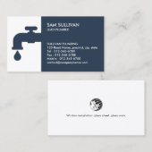 Zuhause-Reparatur des Klempnerklecks Visitenkarte (Vorne/Hinten)