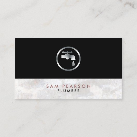 Zuhause-Reparatur des Klempnerklecks Visitenkarte (Vorderseite)