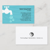 Zuhause-Reparatur des Klempnerklecks Visitenkarte (Vorne/Hinten)