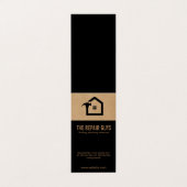 Zuhause-Reparatur | Handyman | Bau Visitenkarten (Außenseite Aufgefaltet)