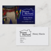 Zuhause-Reparatur-Heimwerker Visitenkarte (Vorne/Hinten)