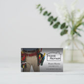 Zuhause-Reparatur-Heimwerker Visitenkarte (Stehend Vorderseite)