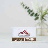 Zuhause-Reparatur | Realtor | Dach Visitenkarte (Stehend Vorderseite)