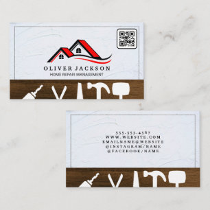 Zuhause-Reparatur   Realtor   QR-Code Visitenkarte