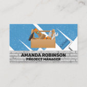 Zuhause-Reparatur | Toolbox | Paint | Mauer Visitenkarte (Vorderseite)