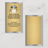 Zuhause-Reparatur | Toolbox Visitenkarte (Vorne/Hinten)