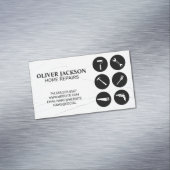 Zuhause-Reparatur | Tools | Handyman Magnetische Visitenkarte (Beispiel)