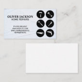 Zuhause-Reparatur | Tools | Handyman Visitenkarte (Vorne/Hinten)