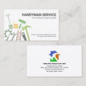 Zuhause-Reparatur von Werkzeugen für kreative Bauw Visitenkarte (Vorne/Hinten)