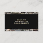 Zuhause-Reparaturanstrich | Stone Wall Visitenkarte (Rückseite)