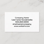 Zuhause-Reparaturdienste | Handyman Visitenkarte (Rückseite)