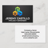 Zuhause-Reparaturdienste | Handyman Visitenkarte (Vorne/Hinten)