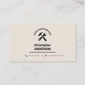 Zuhause-Reparaturdienste Visitenkarte (Vorderseite)