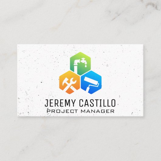 Zuhause-Reparaturdienstleistungen Visitenkarte (Vorderseite)