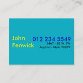 Zuhause-Reparaturgeschäft Visitenkarte (Rückseite)