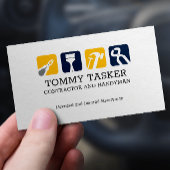 Zuhause-Reparaturwerkzeuge für Handyman Carpenter Visitenkarte