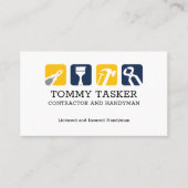 Zuhause-Reparaturwerkzeuge für Handyman Carpenter Visitenkarte (Vorderseite)