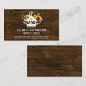 Zuhause-Reparaturwerkzeuge | Monogramm Visitenkarte (Vorne/Hinten)