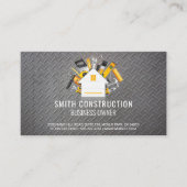 Zuhause-Reparaturwerkzeuge | Stahl | Holz | Bau Visitenkarte (Vorderseite)