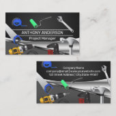 Zuhause-Reparaturwerkzeuge Visitenkarte (Vorne/Hinten)