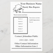 Zuhause reparieren Handy Man Flyer (Vorne)