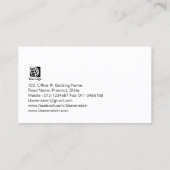 Zuhause repariert Handelskompetenz Braune Grunge M Visitenkarte (Rückseite)