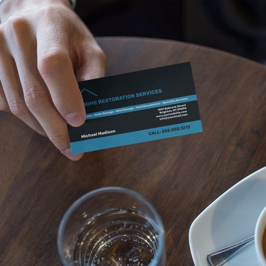 Zuhause-Restrukturierungsdienste - Visitenkarte