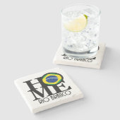 ZUHAUSE Rio Branco Steinuntersetzer (Seitenansicht)