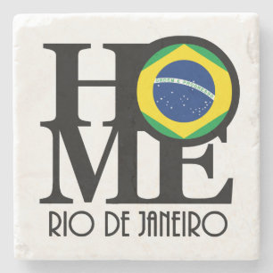 ZUHAUSE Rio de Steinuntersetzer