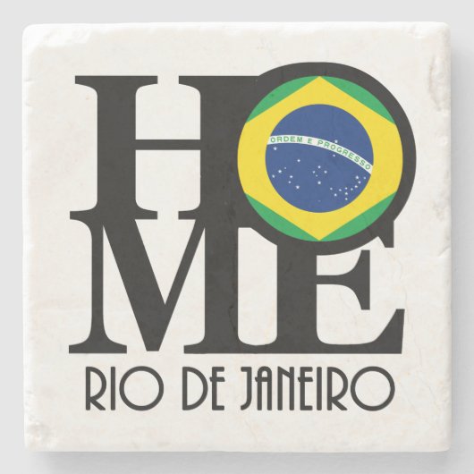 ZUHAUSE Rio de Steinuntersetzer (Vorderseite)