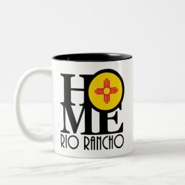 ZUHAUSE Rio Rancho New Mexico 11oz Zweifarbige Tasse