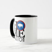 ZUHAUSE Riverton WY Tasse (Vorderseite Links)