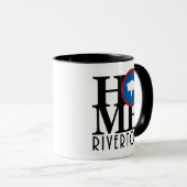 ZUHAUSE Riverton WY Tasse (VorderseiteRechts)