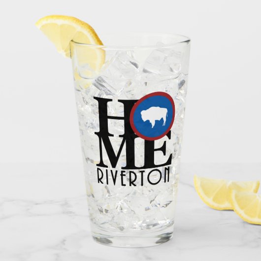 ZUHAUSE Riverton Wyoming Glas (Vorderseite Ice)