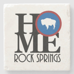 ZUHAUSE Rock Springs WY Steinuntersetzer