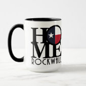ZUHAUSE Rockwall Texas Tasse (Links)