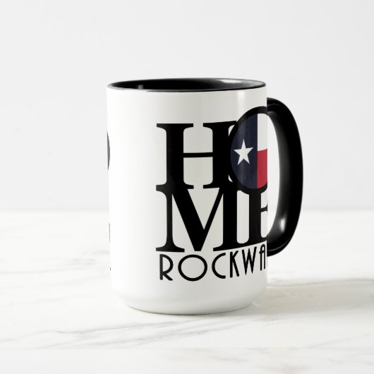 ZUHAUSE Rockwall Texas Tasse (VorderseiteRechts)