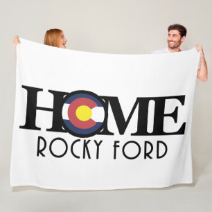 ZUHAUSE Rocky Ford Colorado Fleecedecke