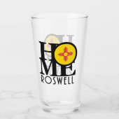 ZUHAUSE Roswell NM Glas (Rückseite)
