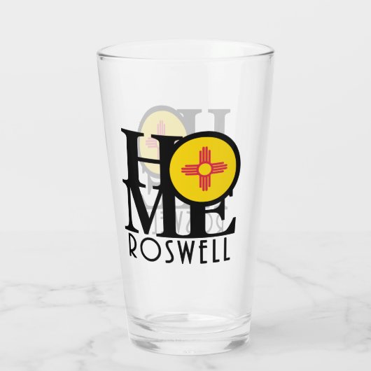 ZUHAUSE Roswell NM Glas (Rückseite)